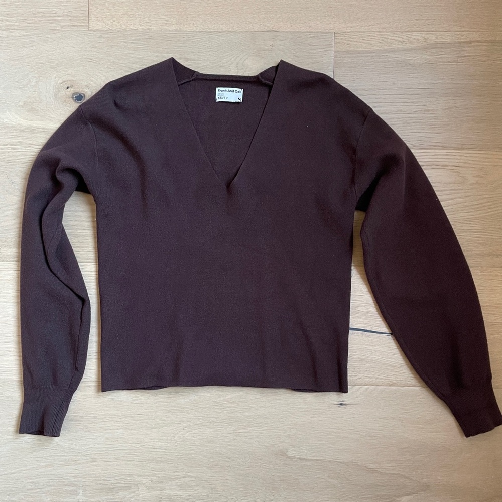 Frank & Oak V-neck sweater